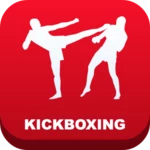 kickboxing fitness trainer android application logo